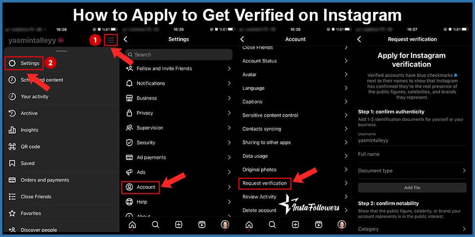 how to apply to get verified on instagram