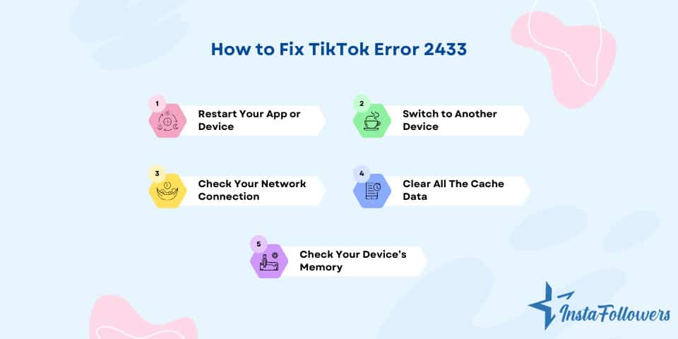 how to fix TikTok error 2433