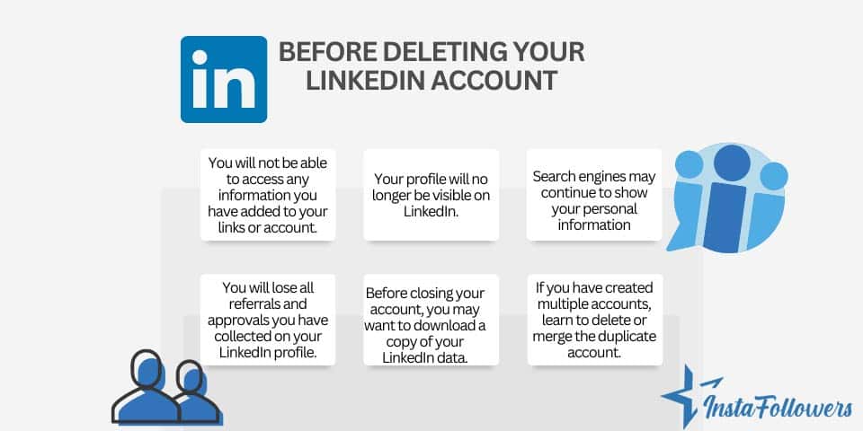 deleting your LinkedIn account