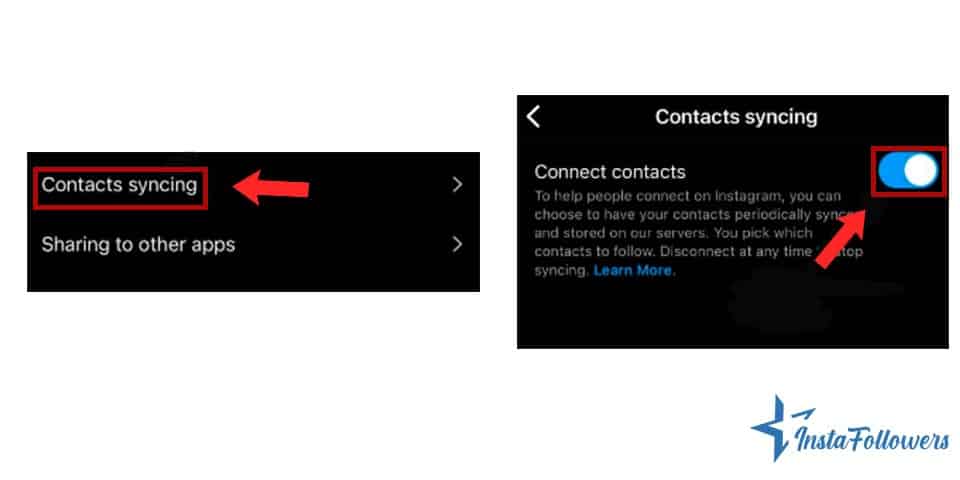 contacts syncing