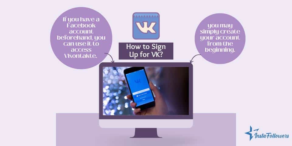 sign up for VK