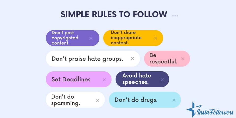 simple rules to follow