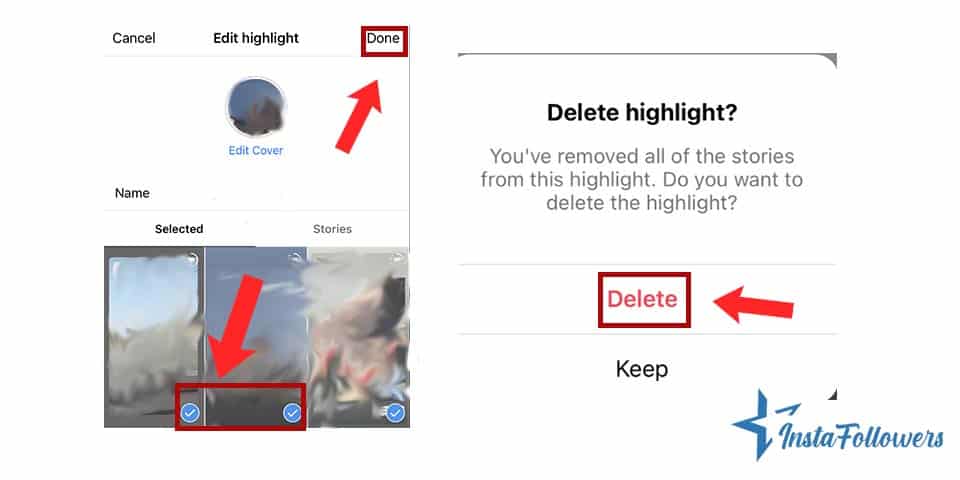 delete highlight