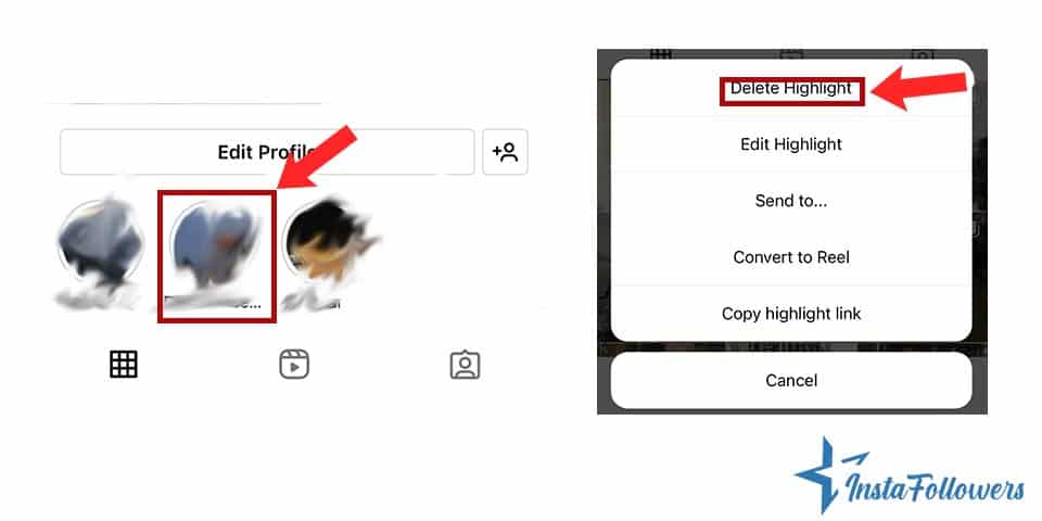 deleting story highlights Instagram
