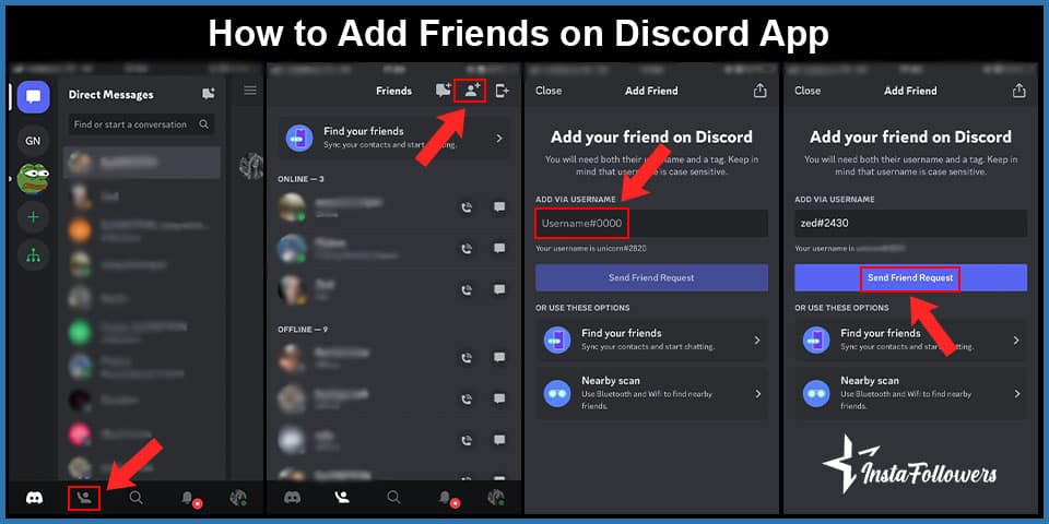 how to add friends on discord app