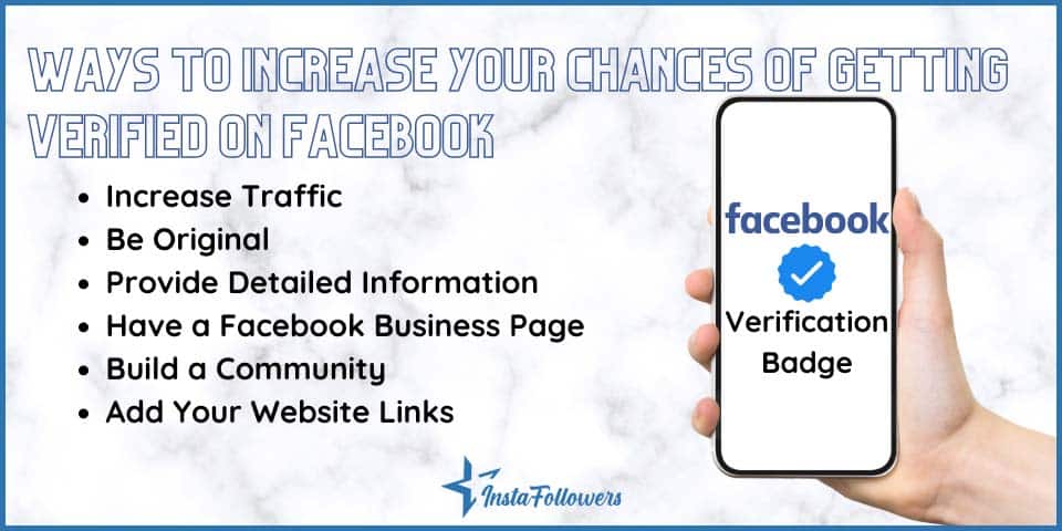 ways to increase your chance of getting verified on facebook