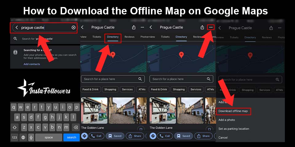 how to download the offline map on google maps