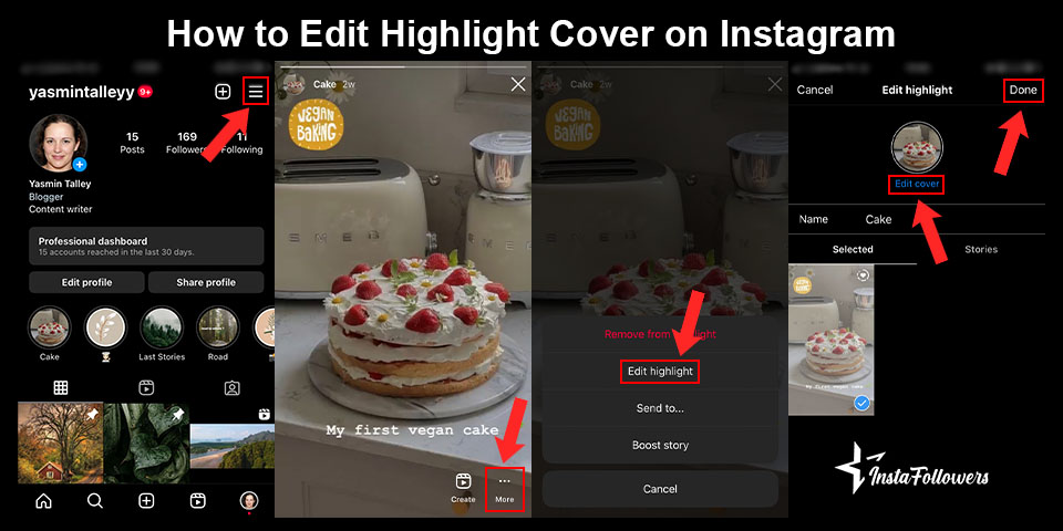 how to edit highlight cover on instagram