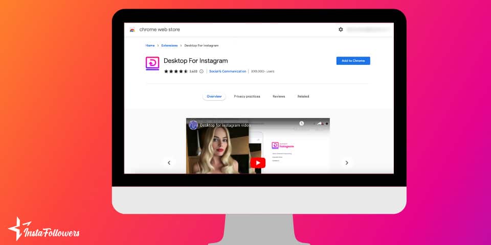desktop for instagram