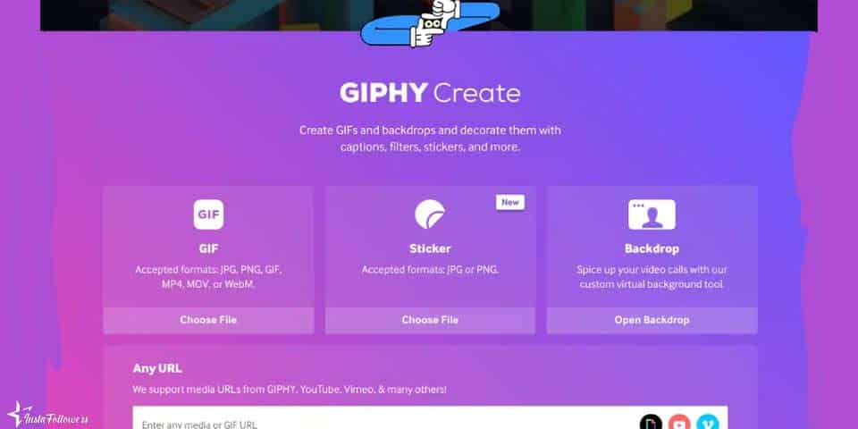 use GIPHY to post gif to Instagram