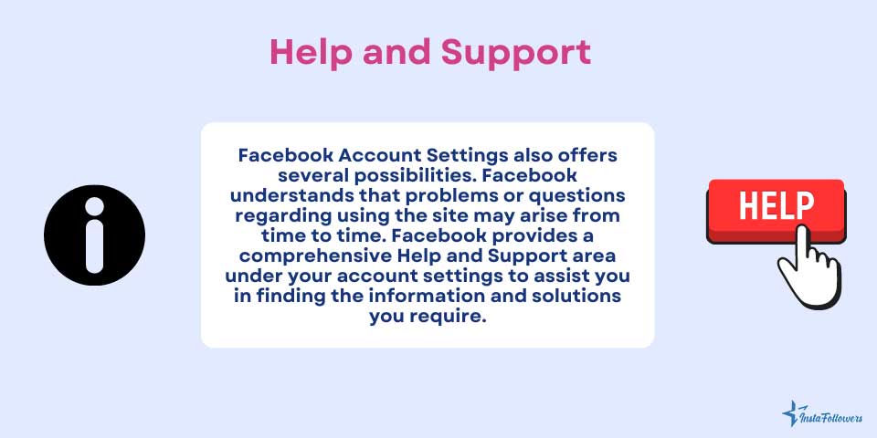 Facebook account help and support