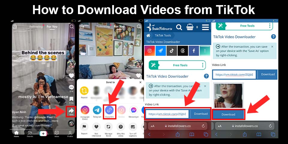 how to download videos from tiktok