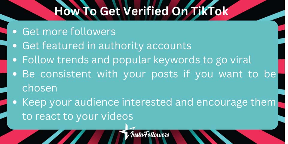 how to get verified on tiktok