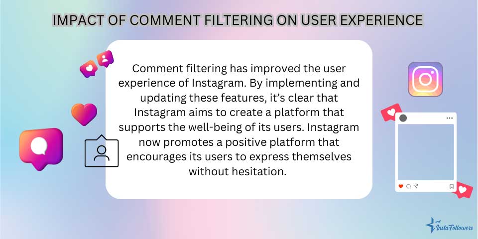 impact of hiding offensive comments on Instagram