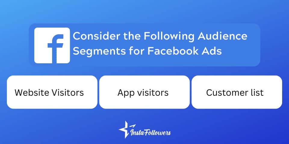 consider the following audience segments for facebook ads