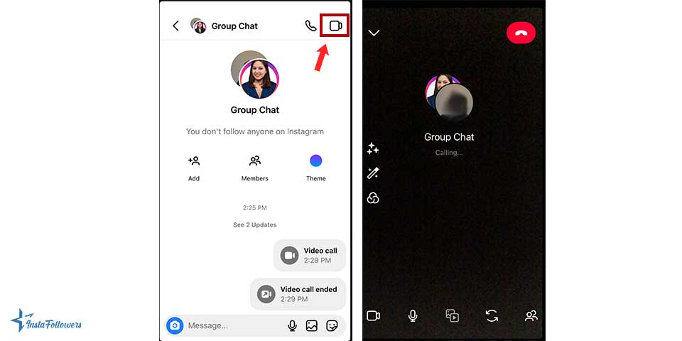 Instagram group video chat