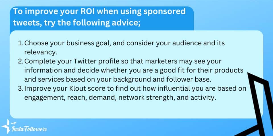 improve your roi with sponsored tweets