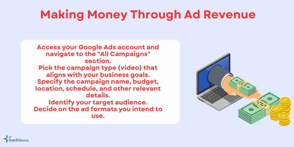 making money through ad revenue