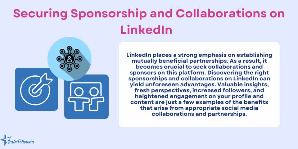 securing sponsorships on LinkedIn