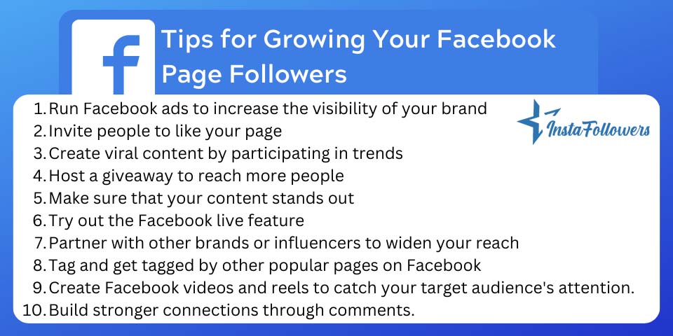 tips for growing facebook page followers