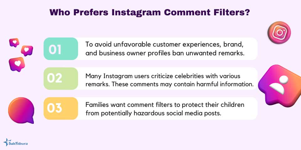 who prefers Instagram comment filters