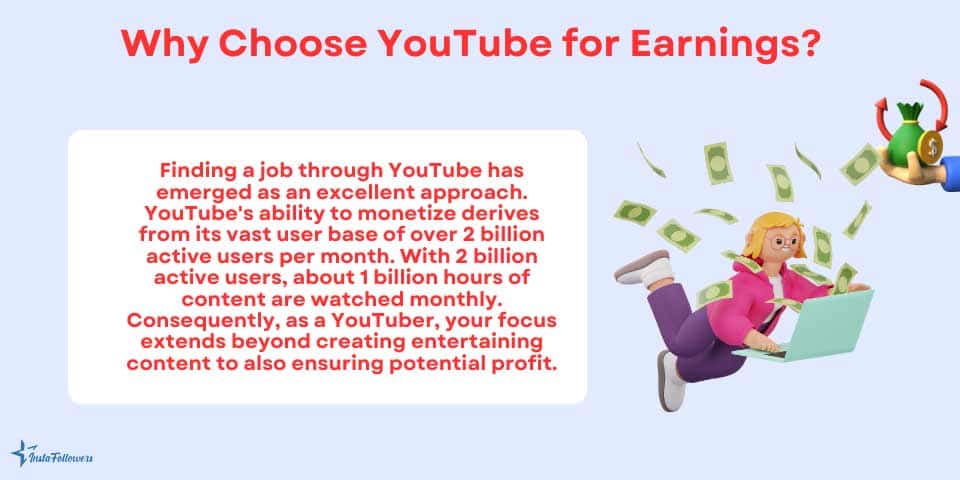 why choose YouTube for earnings