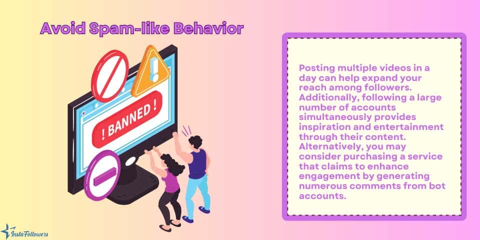 avoid spam-like behavior