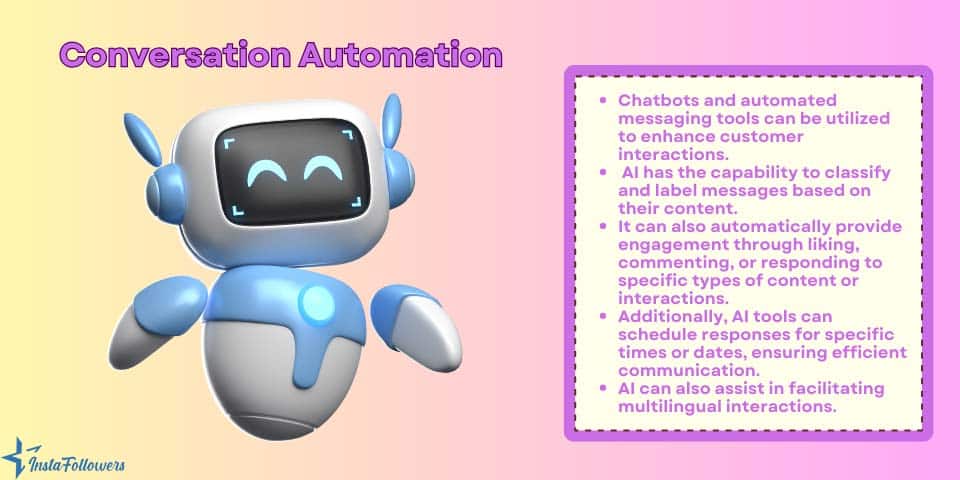 conversation automation with AI for Instagram