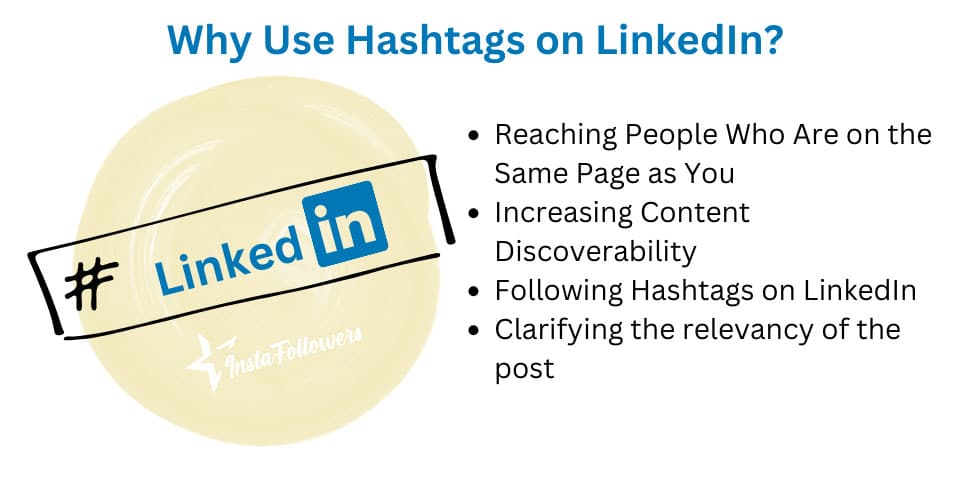 why use hashtags on linkedin