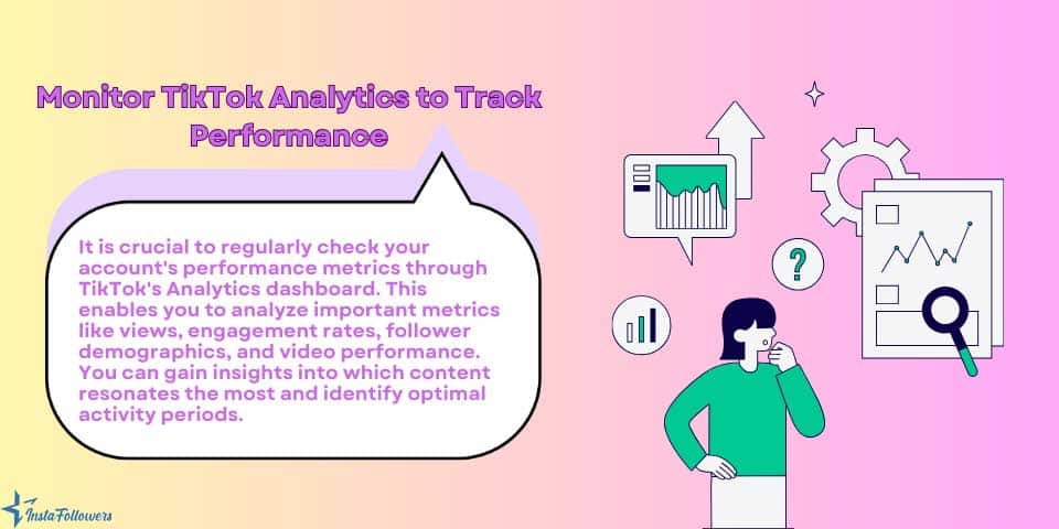 monitor TikTok analytics to track performance