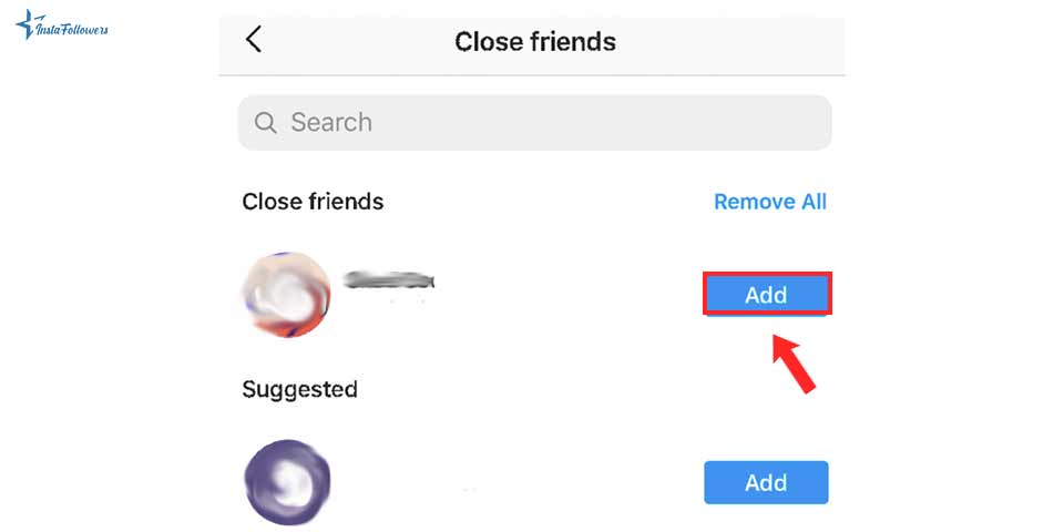add Instagram close friends