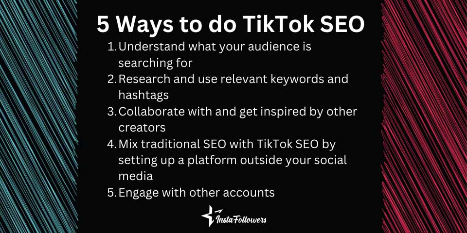 5 ways to do tiktok seo