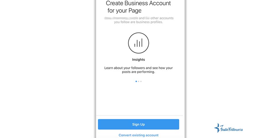 Instagram business account