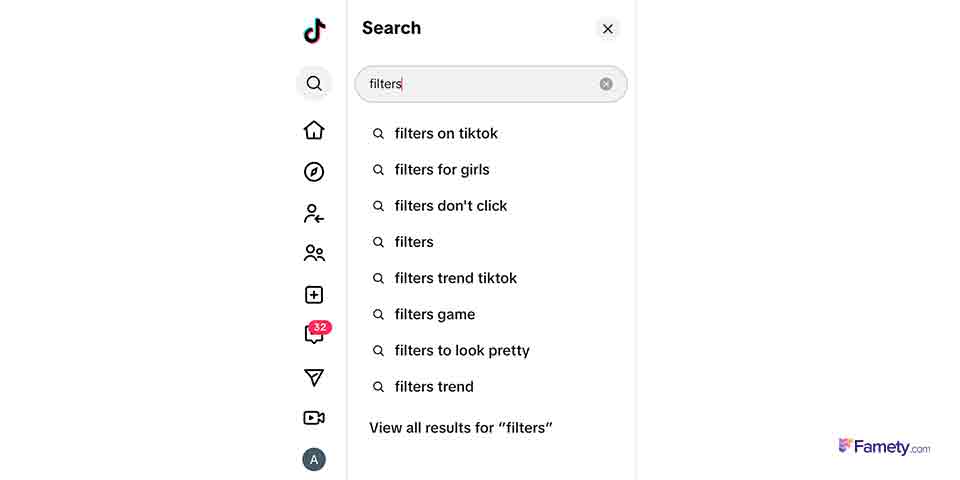 search filters