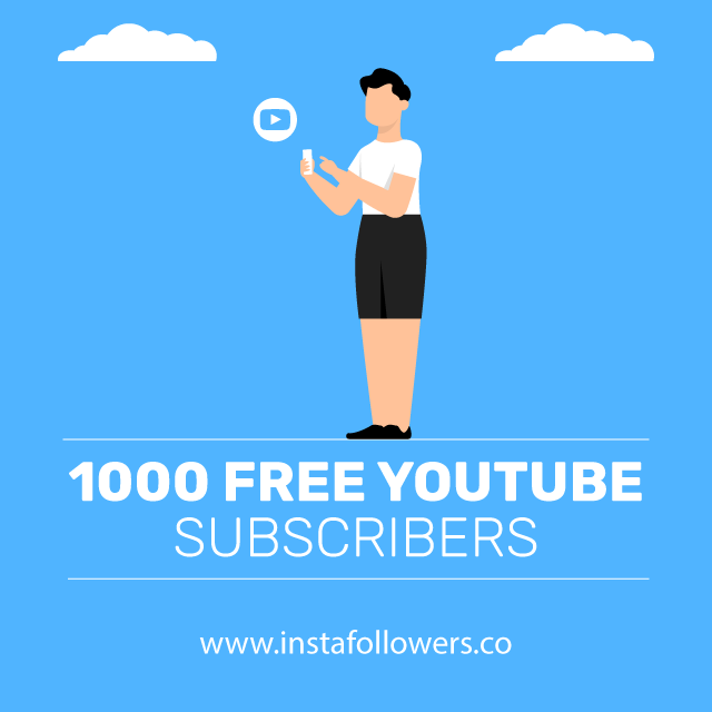 1000 Free YouTube Subscribers