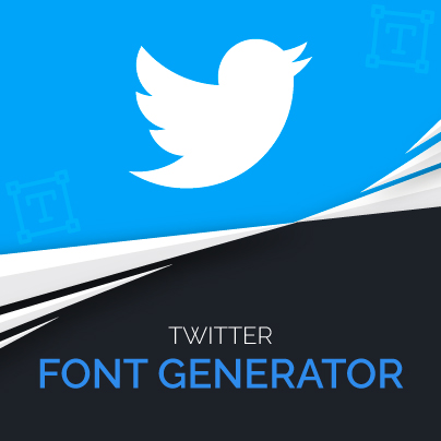 Twitter Font Generator