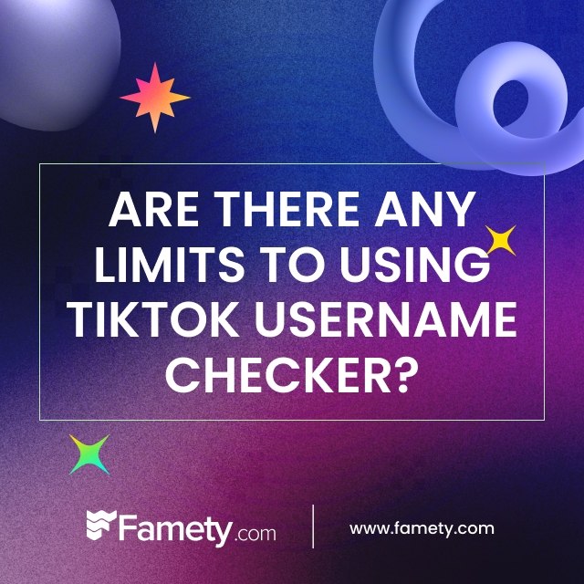 Are There Any Limits to Using TikTok Username Checker?