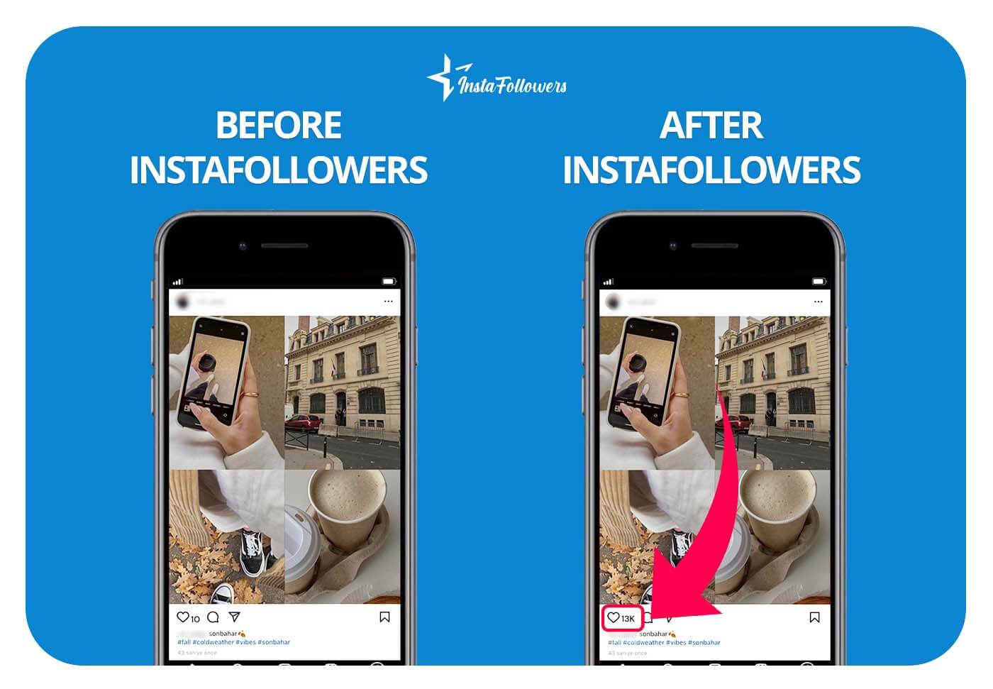 buy Instagram likes before &after