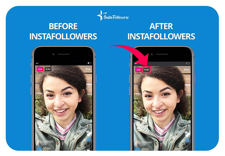 Instagram live video views before after
