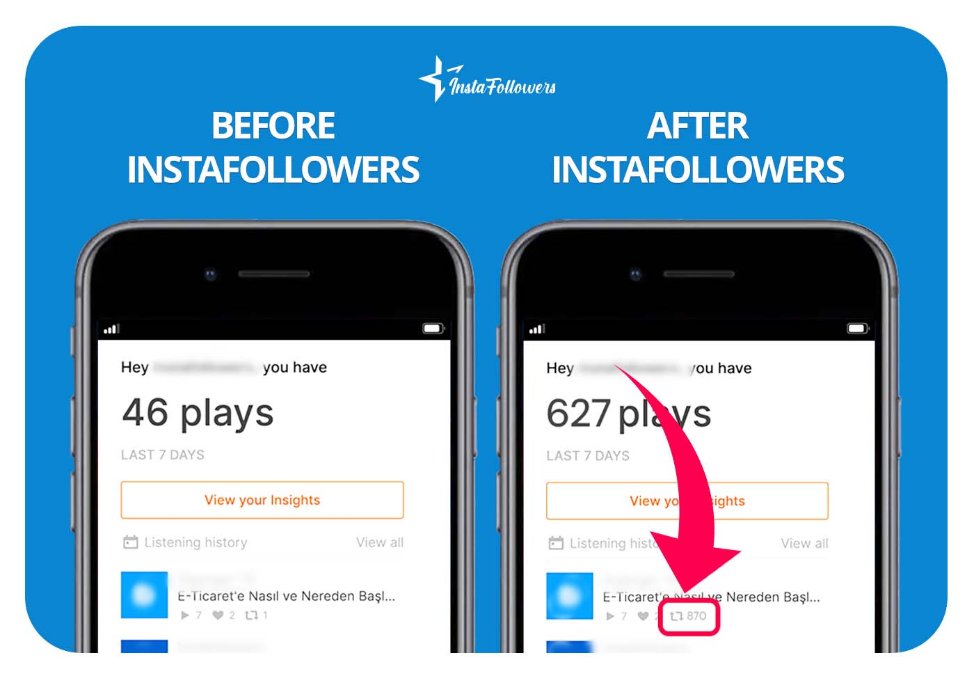 soundcloud reposts before after