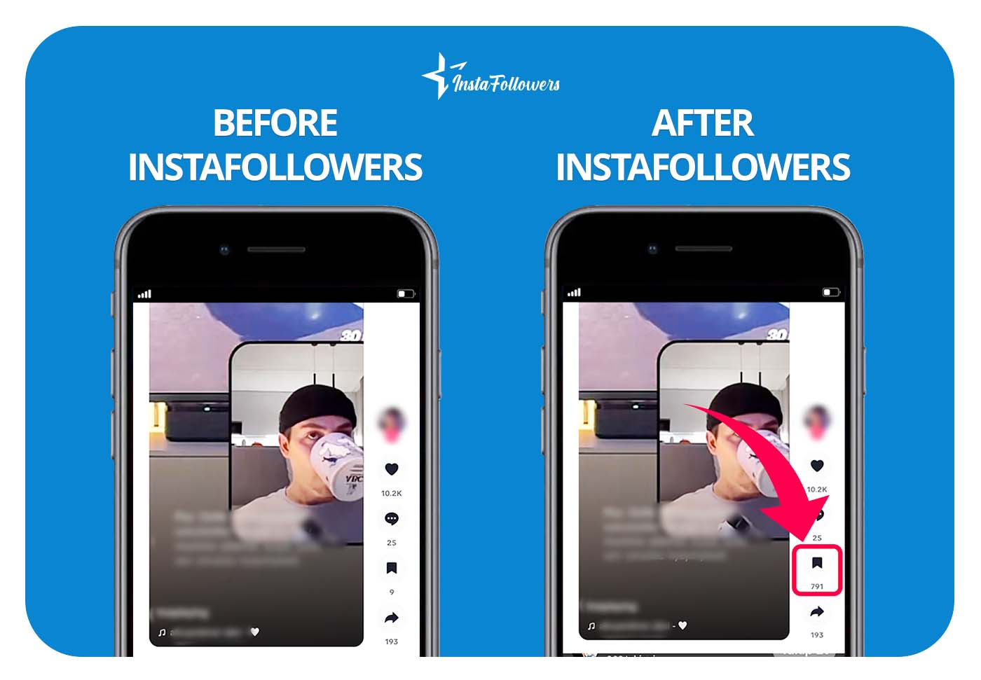 tiktok saves before after