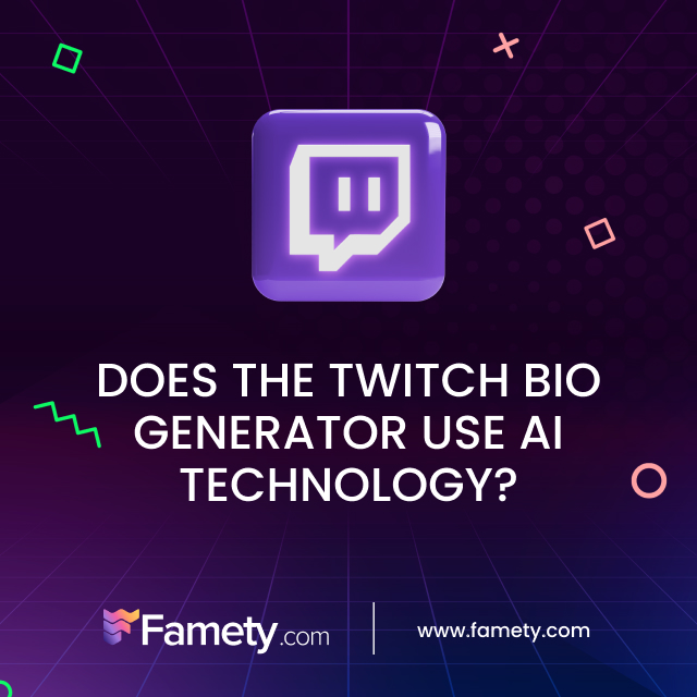 Does the Twitch Bio Generator Use AI Technology