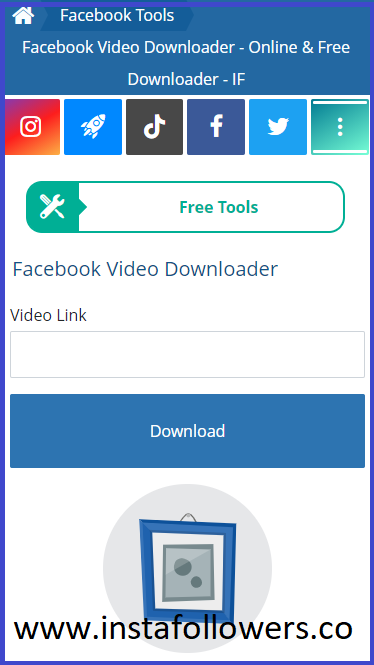 mobile video downloader for fb step 1