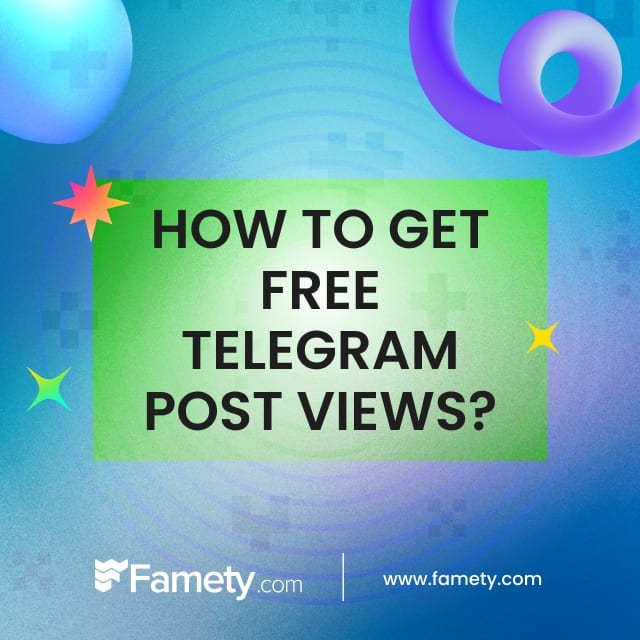 how to get free telegram post views