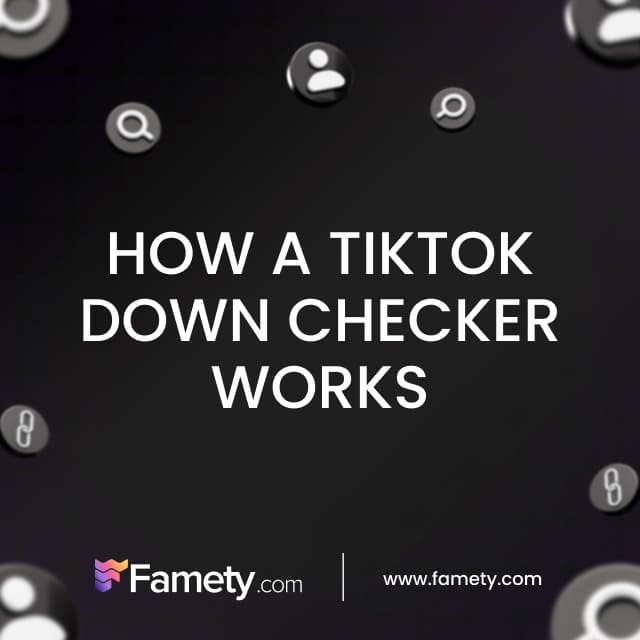 how a tiktok down checker works