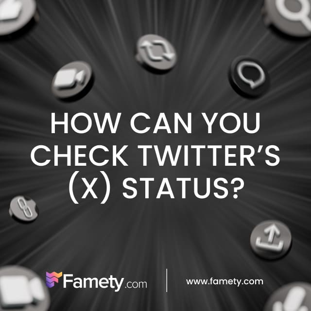 how can you check twitter's status