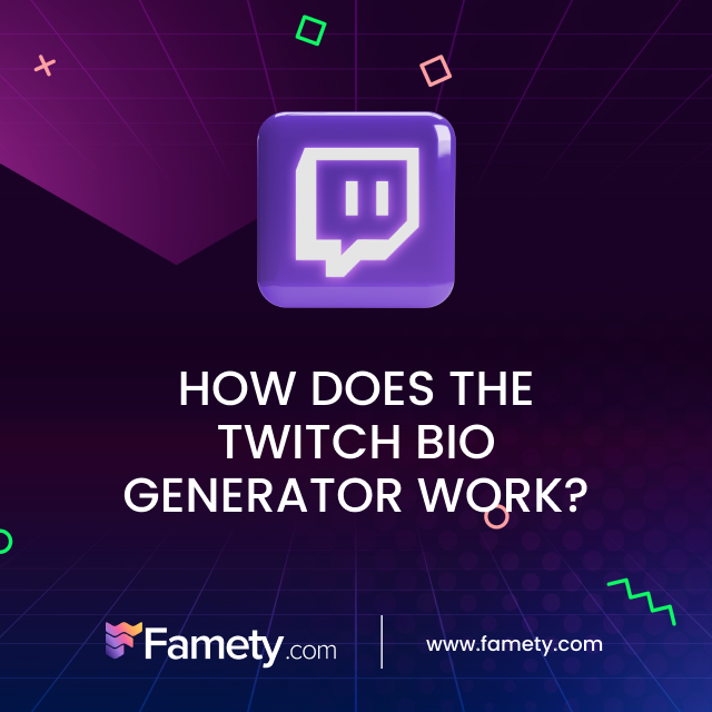 How Does the Twitch Bio Generator Work