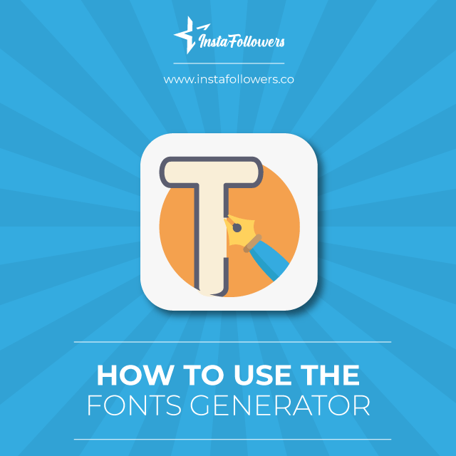 how to use font generator