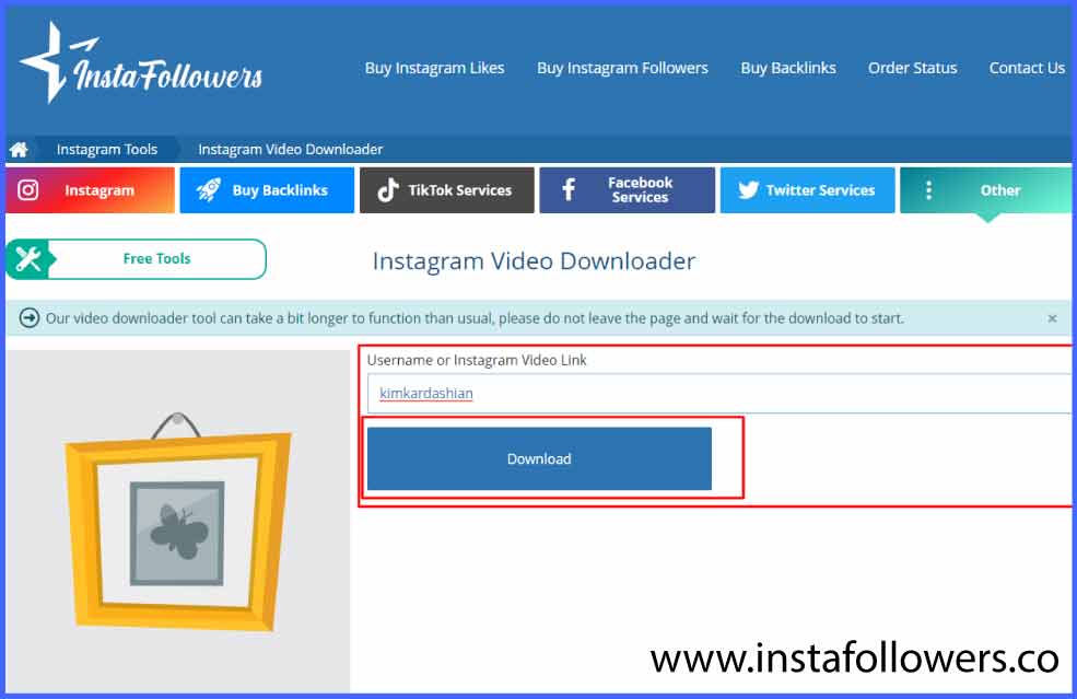 Instagram video download tools