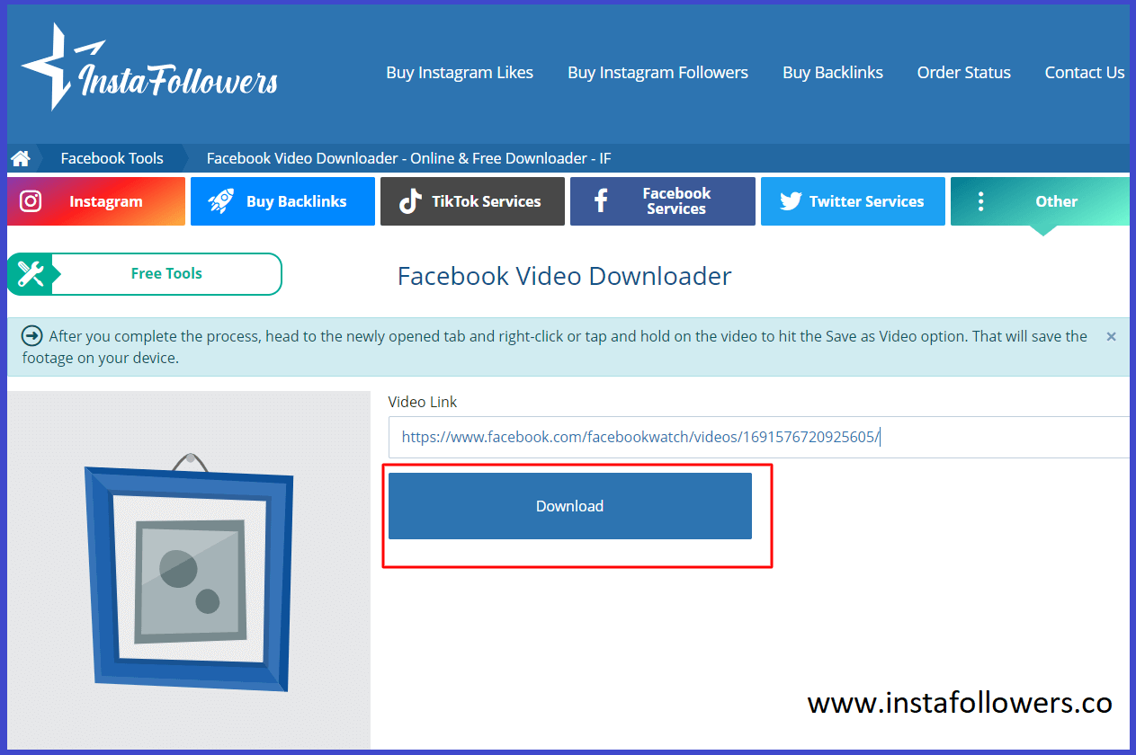 how to use private video downloader step 2